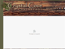 Tablet Screenshot of crystalcovebranson.com